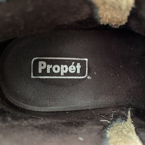 PROPET Waverly Comfort Wedge Heel Flex Sole Bootie Boots Tan Brown Size 10 XWide - Picture 8 of 9